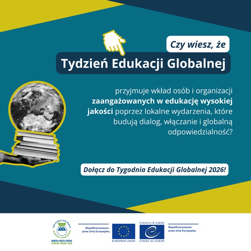 Grafika „Czy wiesz, że” — TEG przyjmuje wkład osób i organizacji zaangażowanych w edukację wysokiej jakości.